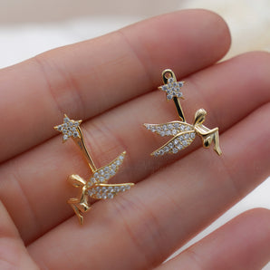 Front Back Fairy Earrings