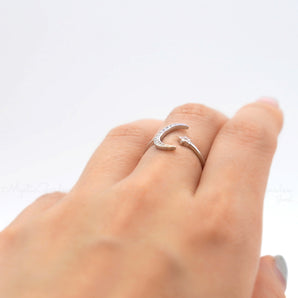 Star and Moon Ring