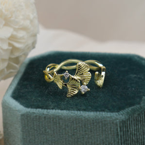 Ginko Leaf Ring