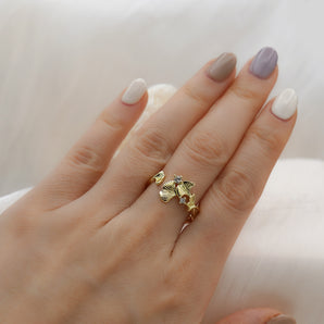 Ginko Leaf Ring