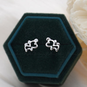 Puppy Stud Earrings