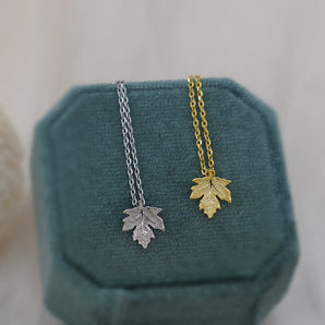 Small Maple Leaf Necklace