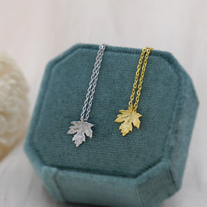Small Maple Leaf Necklace