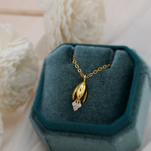 Lily of The Valley Flower Bud Necklace