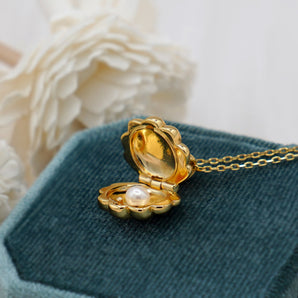 Seashell Locket Pendant